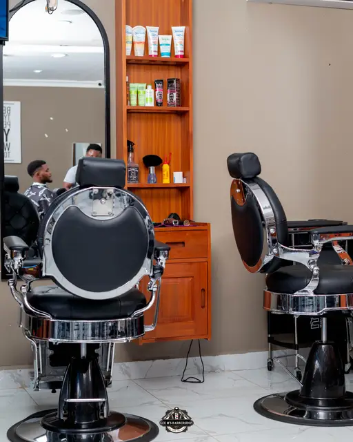 Hair wash station at GEE M'S Barbershop, Nairobi, photo 6