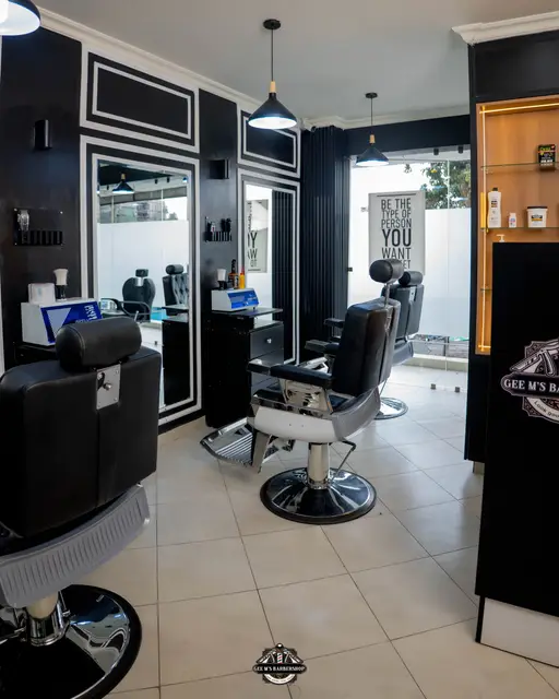 Inside GEE M'S Barbershop, Nairobi, photo 8